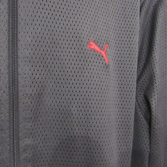 Puma Perforated Track Jacket Size Large EUC - Picture 2 of 3
